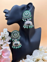 Load image into Gallery viewer, Namrata Oversized AD Jhumkis