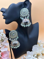 Load image into Gallery viewer, Namrata Oversized AD Jhumkis