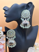Load image into Gallery viewer, Namrata Oversized AD Jhumkis