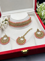 Load image into Gallery viewer, सृष्टा पोल्की चोकर सेट