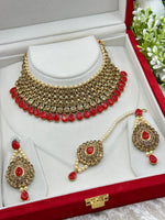 Load image into Gallery viewer, Nikis Beautiful Antique Gold Choker Set