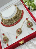 Load image into Gallery viewer, Nikis Beautiful Antique Gold Choker Set