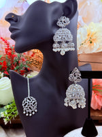 Load image into Gallery viewer, जानवी अमेरिकन डायमंड टिक्का सेट