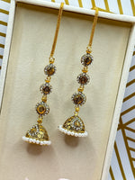 Load image into Gallery viewer, Golden light weight Jhumki