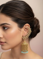 Load image into Gallery viewer, Polki Ear Cuff Jhumki