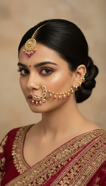 Load image into Gallery viewer, राशिस ब्राइडल नोज़ रिंग (नथ)