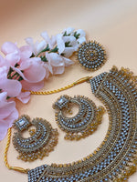 Load image into Gallery viewer, Pakistani Naziya Champagne Semi Bridal Set