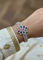 Load image into Gallery viewer, अमेरिकन डायमंड रोज़गोल्ड खुलने योग्य कंगन