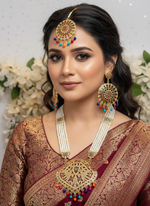 Load image into Gallery viewer, Jadau Collections Pearl Multicolor Mala Set