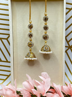 Load image into Gallery viewer, Golden light weight Jhumki