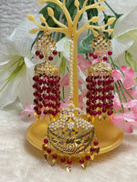 Load image into Gallery viewer, Beautiful Pearl Drops Tikka Set - Affinity Giya