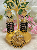 Load image into Gallery viewer, Beautiful Pearl Drops Tikka Set - Affinity Giya