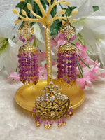 Load image into Gallery viewer, Beautiful Pearl Drops Tikka Set - Affinity Giya