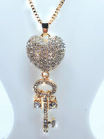Load image into Gallery viewer, Cubic Zirconia Long Pendant Necklace - Affinity Giya