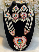 Load image into Gallery viewer, Floral Pakistani Mala set - Affinity Giya