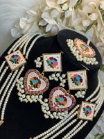 Load image into Gallery viewer, Floral Pakistani Mala set - Affinity Giya