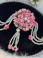 Load image into Gallery viewer, Gajra Hair style For wedding/Juda Hairstyle Idea/Indian Unique Flower Jewelry/Gajra Hair Buns - Affinity Giya