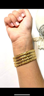 Load image into Gallery viewer, Girls Gold platted Bangles - Affinity Giya