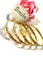 Load image into Gallery viewer, Girls Gold platted Bangles - Affinity Giya