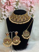 Load image into Gallery viewer, डिज़ाइनर चोकर सेट