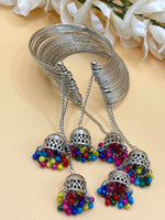 Load image into Gallery viewer, Chavvi Oxidised Openable Bangle