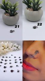 Load image into Gallery viewer, तारा एंटीक सिल्वर ऑक्सीडाइज़्ड