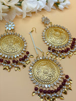 Load image into Gallery viewer, शैलास गोल्डे मांग टीका सेट