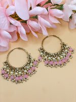 Load image into Gallery viewer, Pink Walya Earrings