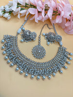 Load image into Gallery viewer, Harmeet Multi Color Polki Indian Choker Set