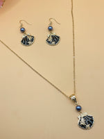 Load image into Gallery viewer, Shell pearl pandent Necklace Set