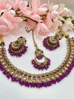 Load image into Gallery viewer, Adhuna Polki Choker Set