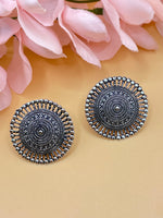 Load image into Gallery viewer, ऑक्सीकृत बड़े आकार के स्टड