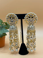 Load image into Gallery viewer, Shina Kundan Oversized Jhumki