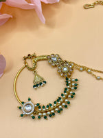 Load image into Gallery viewer, राशिस ब्राइडल नोज़ रिंग (नथ)