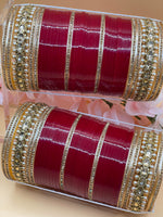Load image into Gallery viewer, Red Bridal Chooda