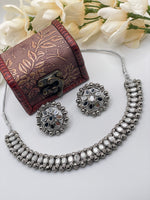 Load image into Gallery viewer, Tani Trending Mirror Choker Set