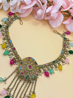 Load image into Gallery viewer, Aisha Polki Juda Pin With Sahara