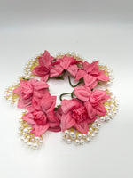 Load image into Gallery viewer, गजरा हेयर फ्लोरल हेयर एक्सेसरीज