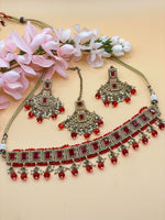 Load image into Gallery viewer, Malvika Elegant Polki Indian Choker Set
