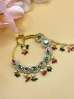 Load image into Gallery viewer, राशिस ब्राइडल नोज़ रिंग (नथ)