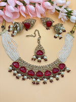 Load image into Gallery viewer, मिताली पोल्की चोकर सेट