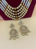 Load image into Gallery viewer, Long Mala with Indian Choker Combo