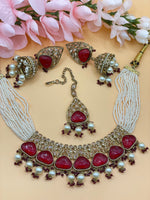 Load image into Gallery viewer, मिताली पोल्की चोकर सेट