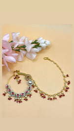 Load image into Gallery viewer, राशिस ब्राइडल नोज़ रिंग (नथ)