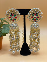 Load image into Gallery viewer, Shina Kundan Oversized Jhumki