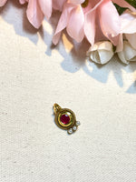 Load image into Gallery viewer, नाक की अंगूठी पर रत्ना क्लिप (नाथ)