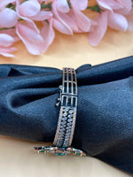 Load image into Gallery viewer, अमेरिकन डायमंड रोज़गोल्ड खुलने योग्य कंगन