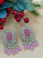 Load image into Gallery viewer, Kundan Meenakari Indian Earrings