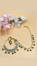 Load image into Gallery viewer, राशिस ब्राइडल नोज़ रिंग (नथ)