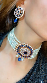 Load image into Gallery viewer, American Diamond Choker Set